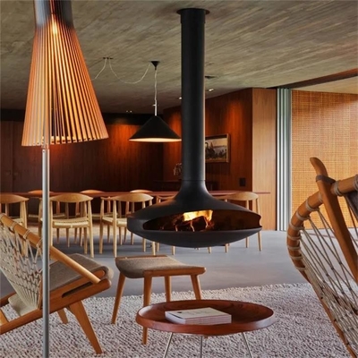 cheminée accrochante suspendue montée par toit moderne de 100cm pour décoratif d'intérieur