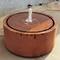 L'eau extérieure décorative comporte Corten circulaire qu'en acier nappe 100cm