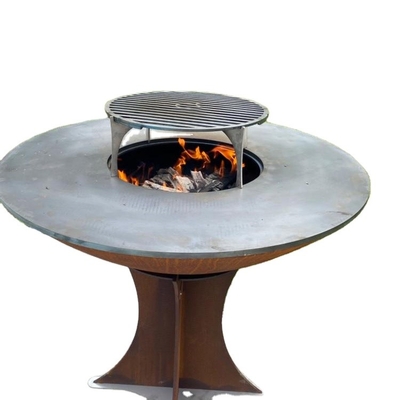 ODM d'OEM en acier de gril de barbecue de camping de jardin de cuvette de feu d'ISO9001 Corten