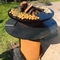 Puits en acier du feu de barbecue de jardin de Corten de gril posé par double d'OEM Plancha
