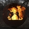 Puits en acier 80cm du feu de Corten de sphère extérieure orientée de cheval du feu de forêt 90cm
