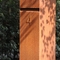 Boîte résidentielle de Rusty Corten Steel Landscape Letter de trottoir