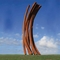 Le jardin moderne de Ring Rustic Metal Yard Art de résumé sculpte ISO9001