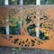 Grand jardin Art Panels en métal de l'écran 1720mm*1120mm d'intimité en métal de Corten de vent