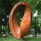 Résumé moderne Ring Corten Steel Art Sculpture
